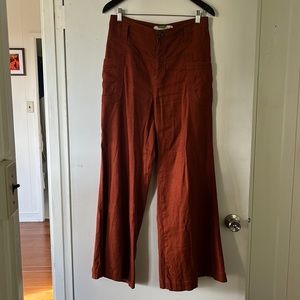 Wide leg Anthropologie pants